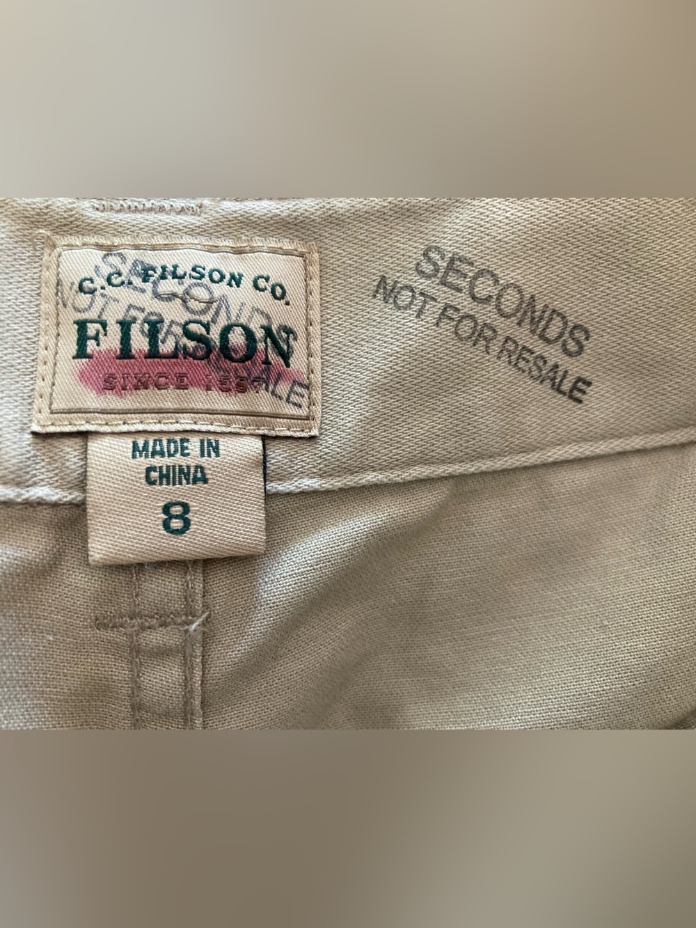 NWT Filson Women’s Prairie Shorts- Size 8 - Picture 6 of 10